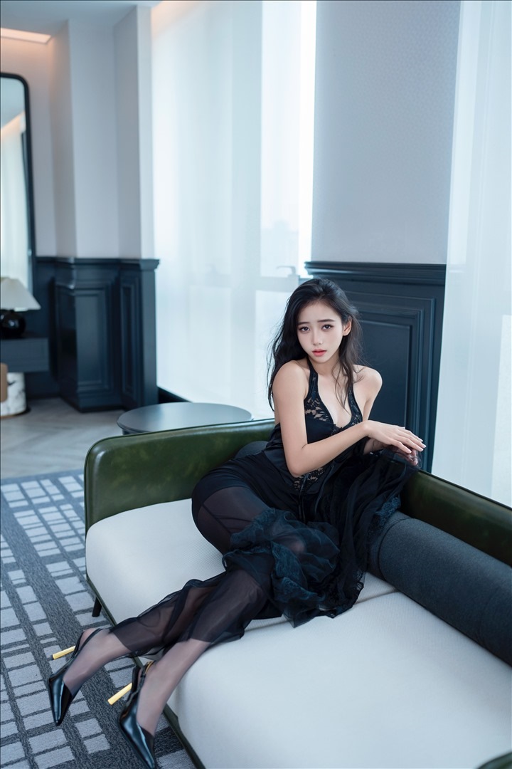 九头身@时安安 内购无水印 透视薄纱[97P-858.8M]