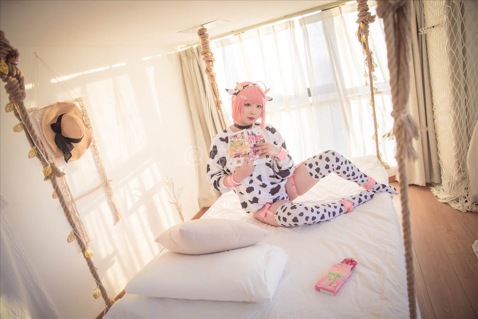 肉感甜心@皮皮奶可可爱了啦 奶牛套装 [90P-1.29GB]