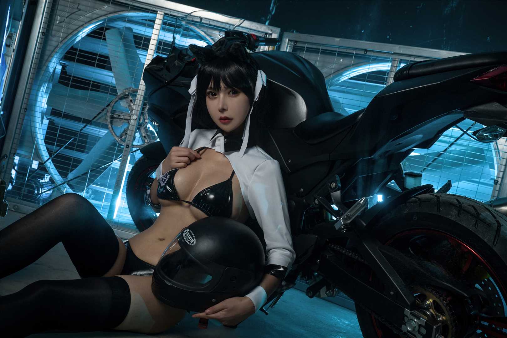 梦中情鲶@亚马逊鲶鱼 碧蓝航线 爱宕机车[10P-147.5M]