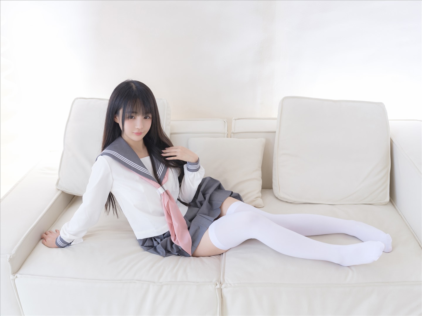 桜井宁宁 浅色袜JK[87P-312.1M]