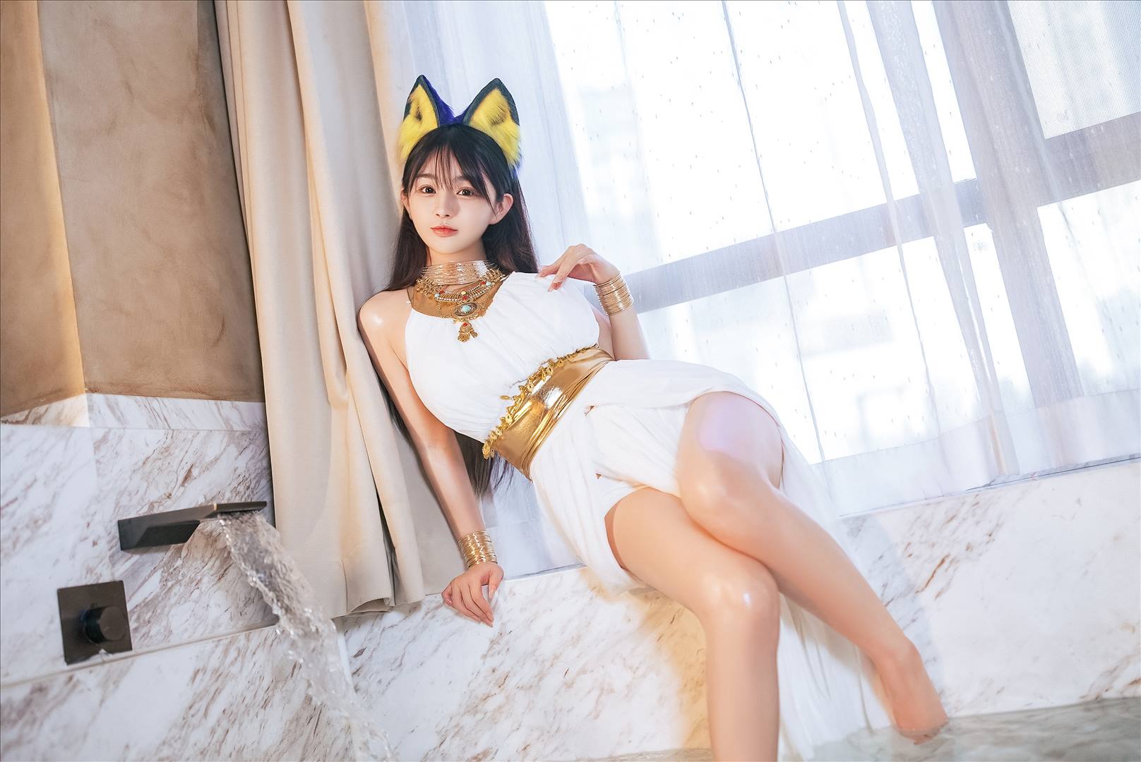 桜井宁宁 白色猫娘[132P-924.3M]