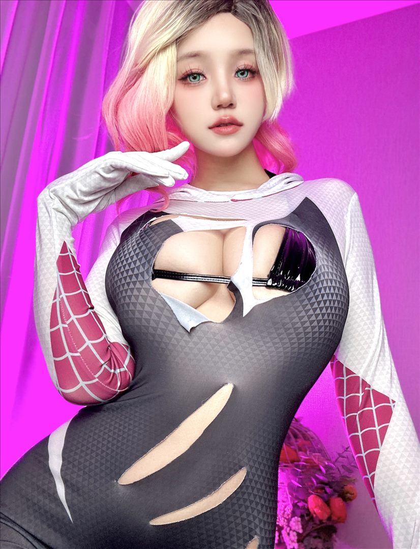 小仓千代w Spider Gwen 蜘蛛格温[20P-1V-79.1M]